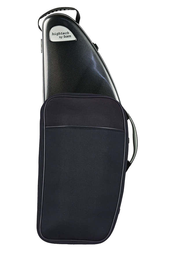Custodia per sassofono tenore Hightech + Tasca - Nero Carbonio