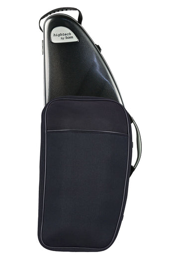 Custodia per sassofono tenore Hightech + Tasca - Nero Carbonio