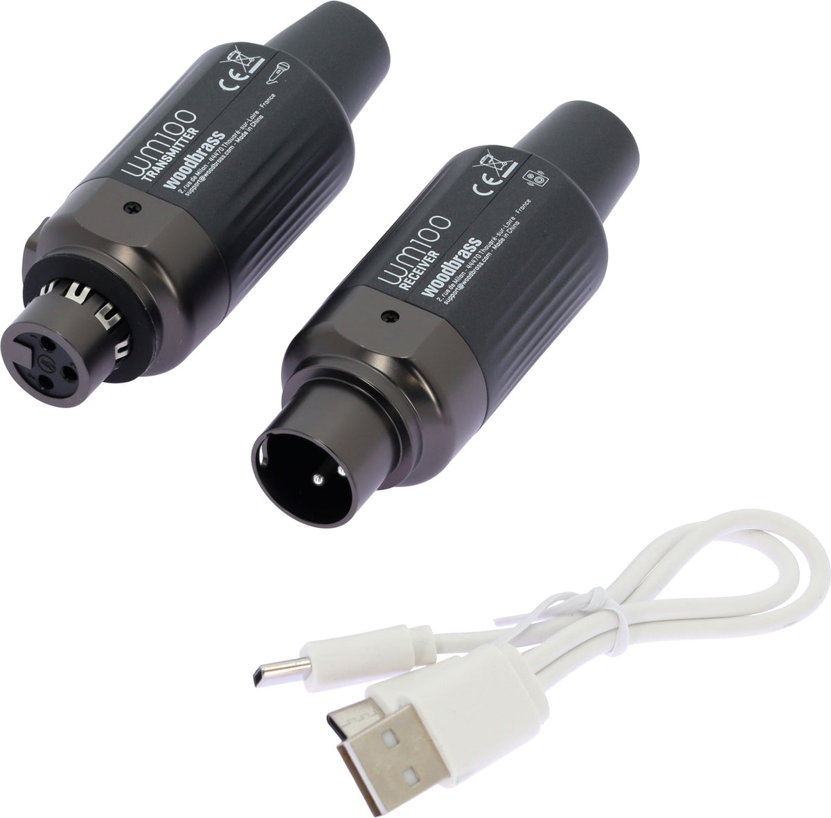 WM100 Sistema Wireless UHF Plug-in Per Microfono Dinamico