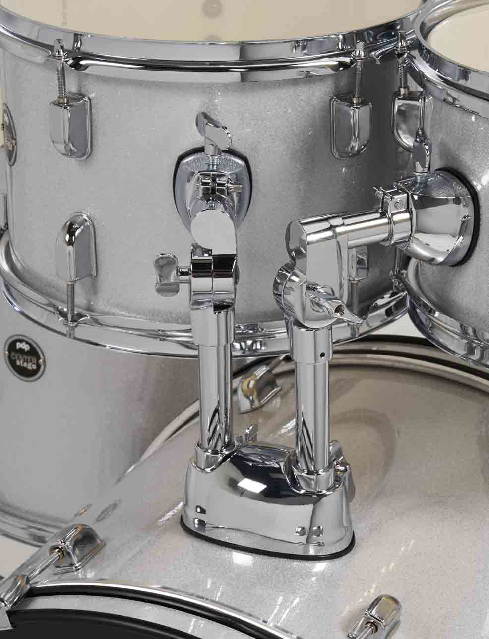 SET COMPLETO BATTERIA CENTERSTAGE DIAMOND WHITE SPARKLE PDCE2215KTDW
