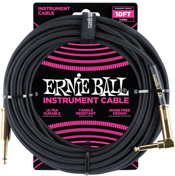 Cavi per Strumento Guaina Intrecciata Jack/jack Angolato 3M Nero