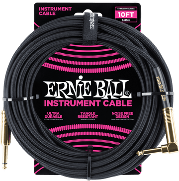 Cavi per Strumento Guaina Intrecciata Jack/jack Angolato 3M Nero