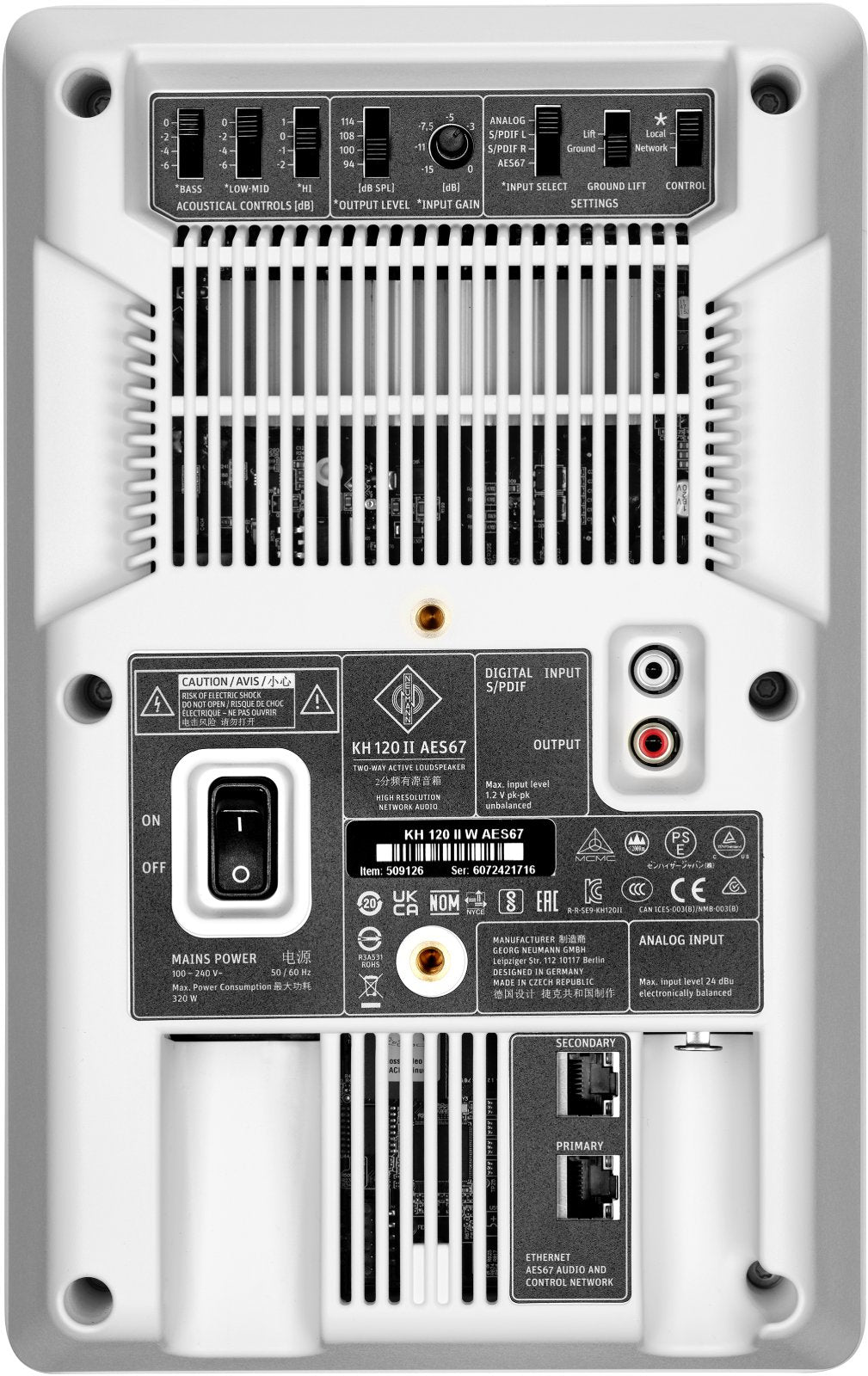 KH 120 II Bianco AES67