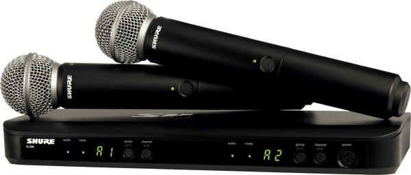 BLX DUAL RECEIVER & MICROPHONE SM58 - H8E