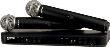 BLX DUAL RECEIVER & MICROPHONE SM58 - H8E