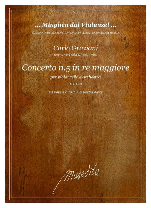 Graziani C. - Cello Concerto N°5 In D Major - Partitura & Parti