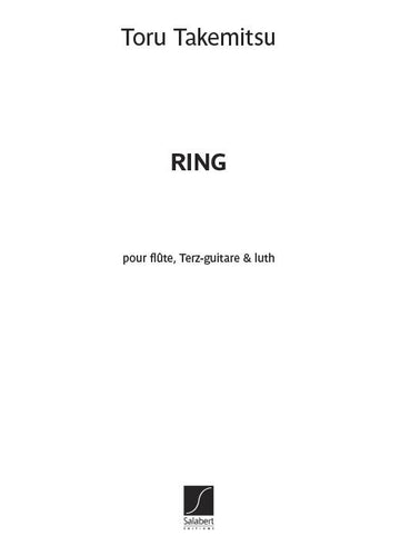 TAKEMITSU - RING - FLUTE GUITARE ET LUTH
