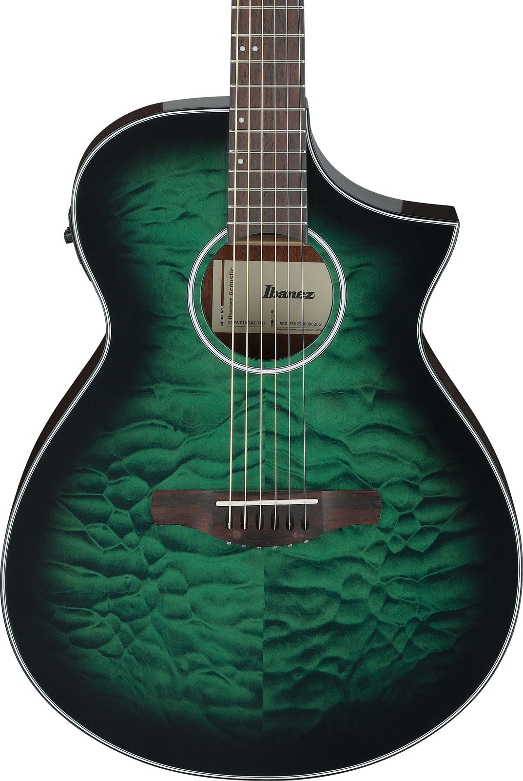 AEWC16QATEH Sunburst smeraldo trasparente