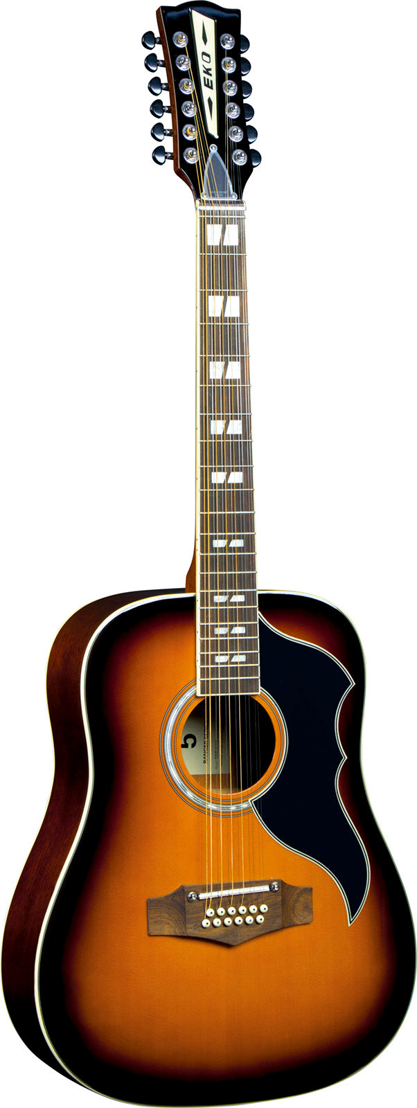 Ranger Xii EQ Reissue Vintage Dreadnought Honey Burst