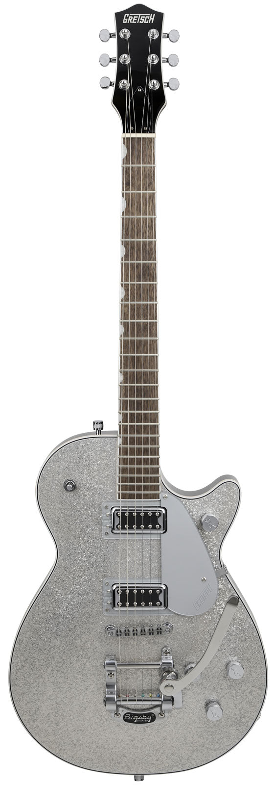 G5230T Electromatic Sparkle Jet Ft Single-Cut con Bigsby Lrl Argento scintillante