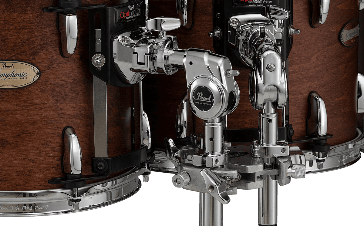 SYMPHONIC CONCERT TOM 12X10 AFRICAN MAHOGANY + OPTIMOUNT