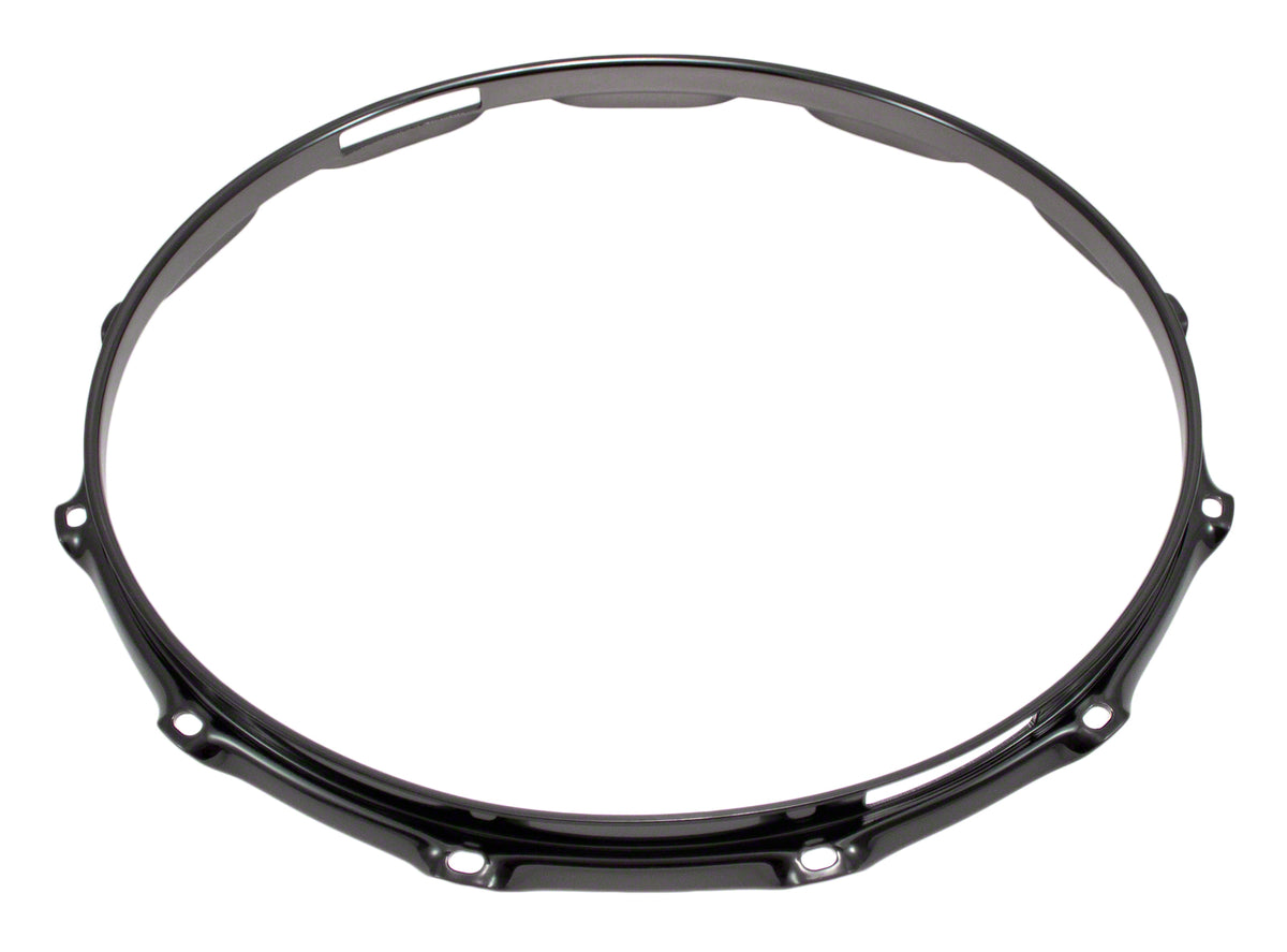 H23-14-12SBK - CERCHIO 14" 12 TIRANTI CORDIERA NERO SUPER TRIPLA FLANGIA 2.3MM