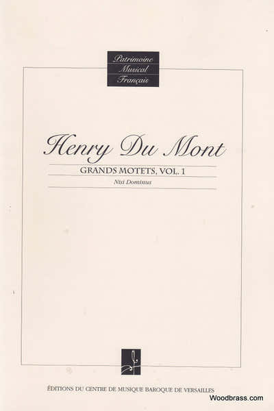 Du Mont Henry - Grands Motets Vol. 1 (nisi Dominus)