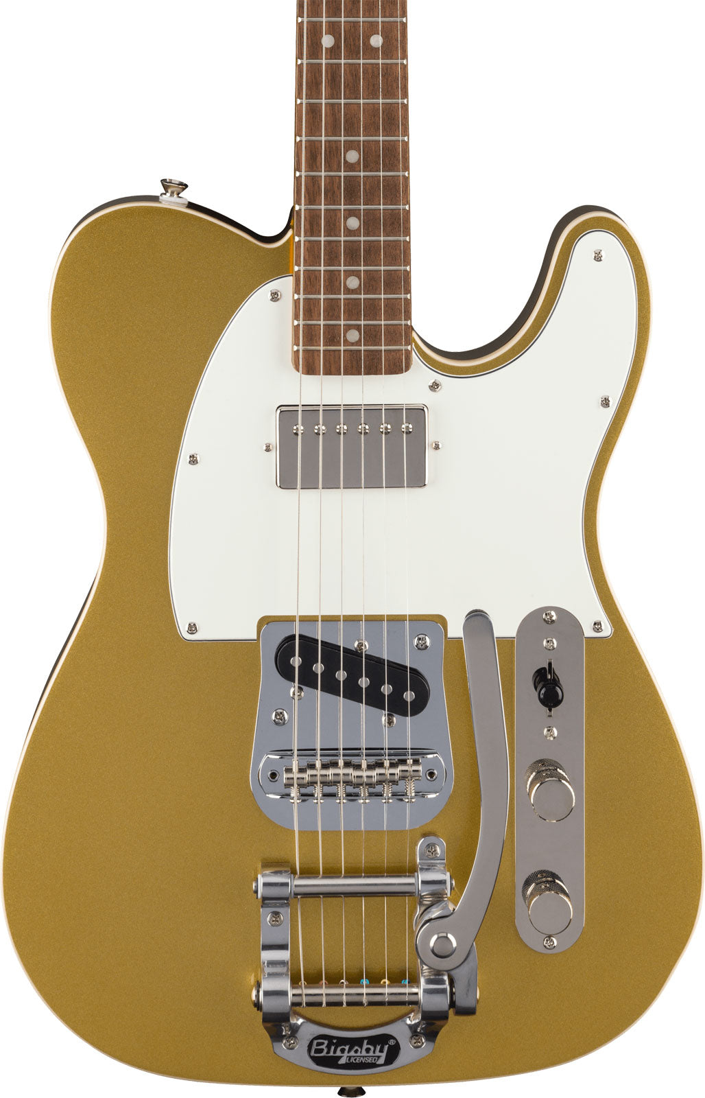 Classic Vibe '60s Custom Telecaster SH con Bigsby PPG Aztec Gold