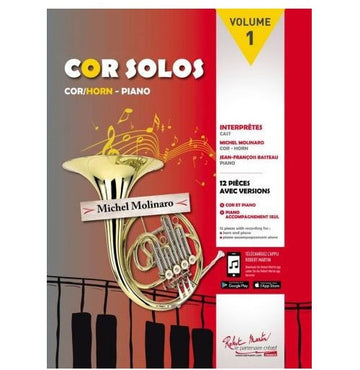Molinaro M. - Cor Solos Vol.1 (+ Acc. Piano)