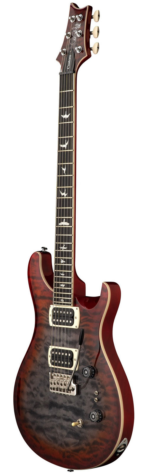 Custom 24-08 SE Quilt Carbone Ciliegia Burst