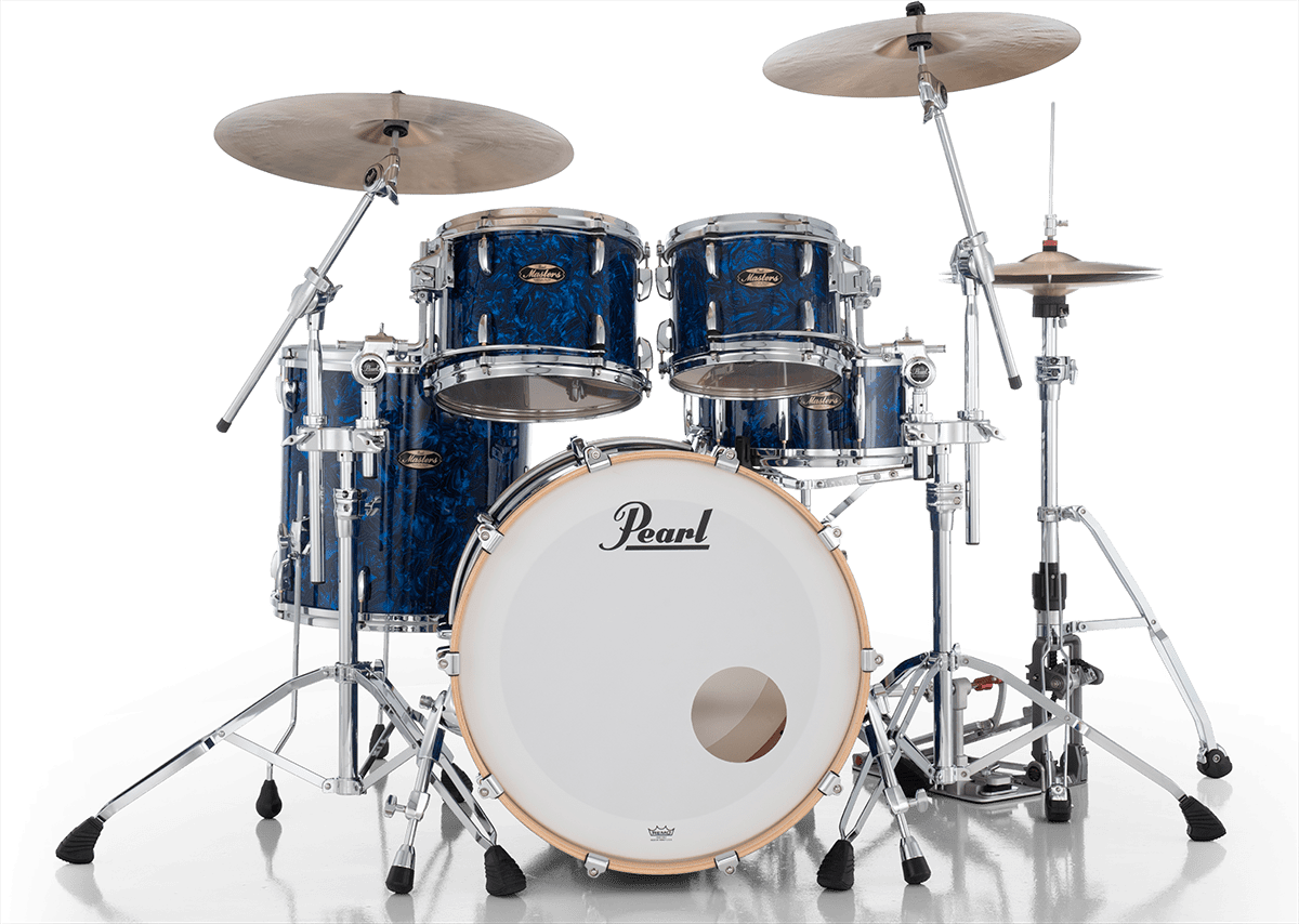 Masters Maple Gum Stage 22 GYROLOCK-l Abalone Blu