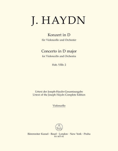 Haydn J. - Konzert In D Hob. Viib:2(violoncelle)