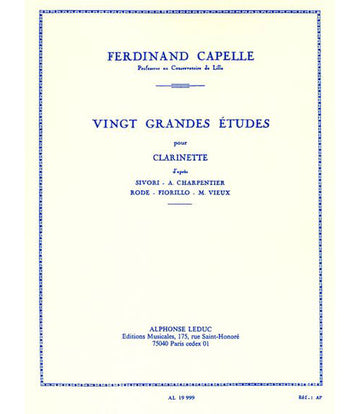 Capelle Ferdinand - 20 Grandi studi - Clarinetto