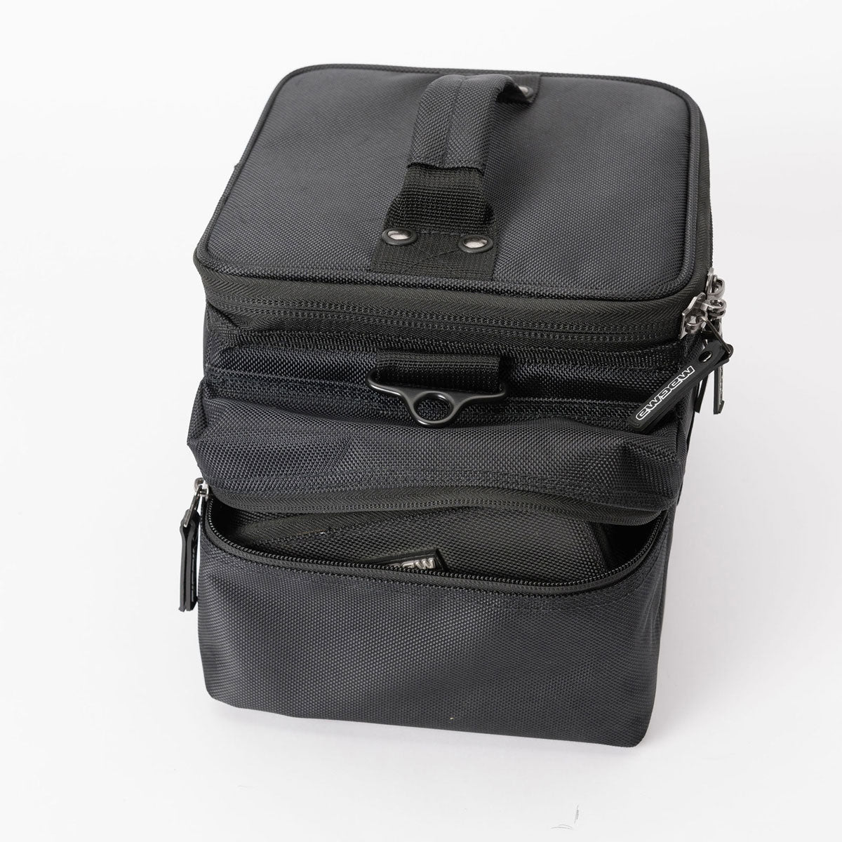 45 Borsa per dischi 100 Nero/bordeaux