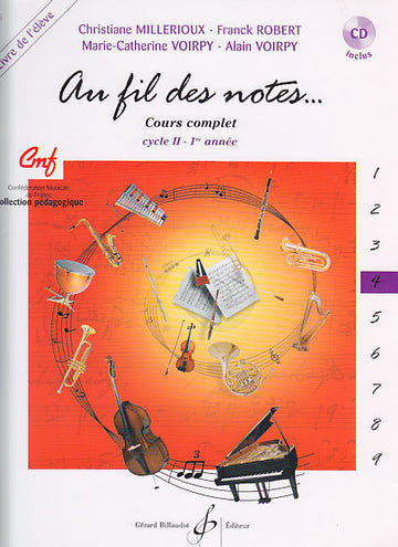 Au Fil Des Notes Vol.4 Eleve + CD