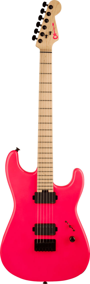 LTD Sean Long Firma Pro-Mod San Dimas Style 1 HH HT M MN Rosa neon