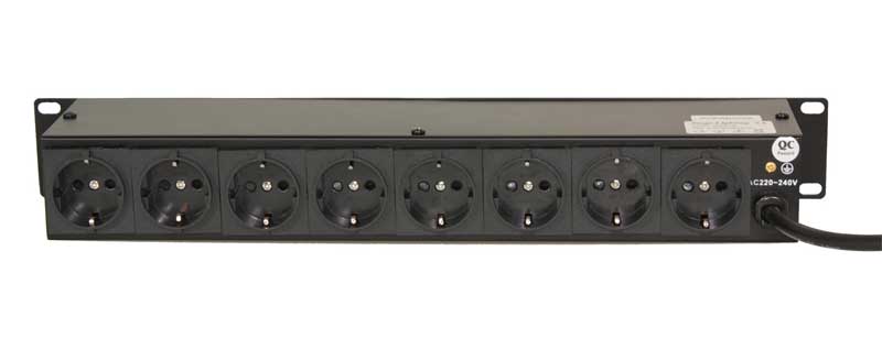 8-CH LIGHTING BOX SWITCH 19" RACK