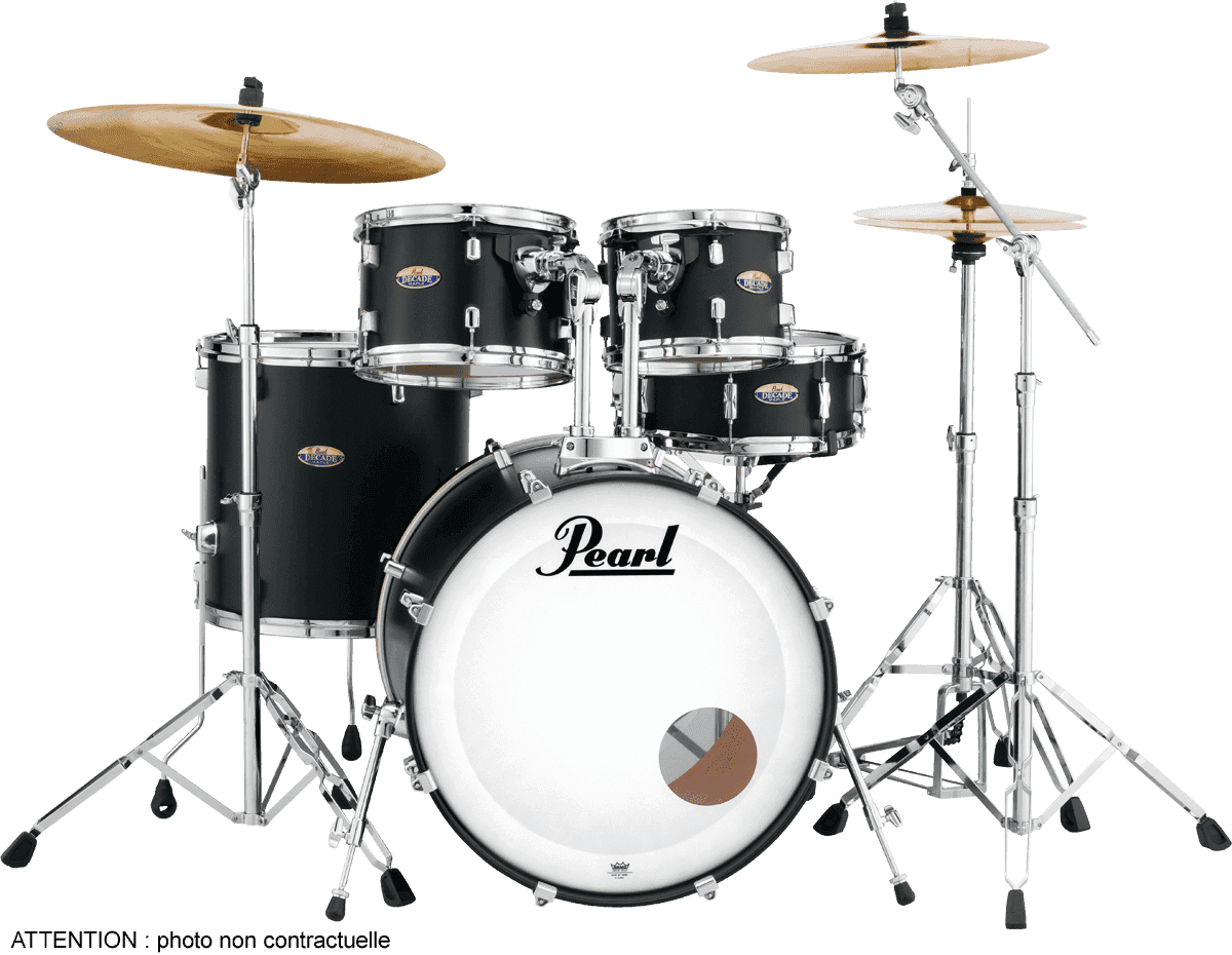 Pearl Decade Maple Stage 22 Nero ardesia satinato