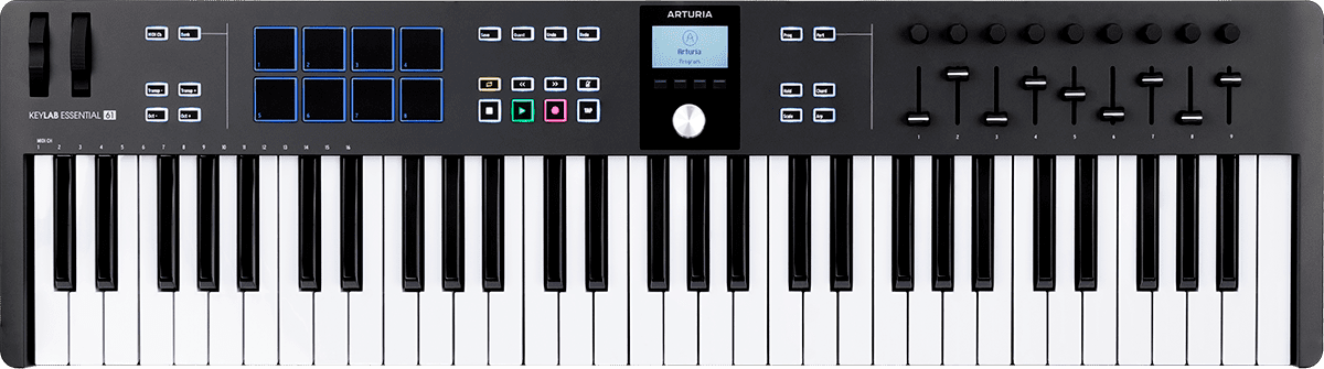 Arturia Keylab Essential 61 MK3 Nero
