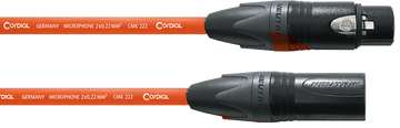 Cavo microfonico XLR 5 M Arancione