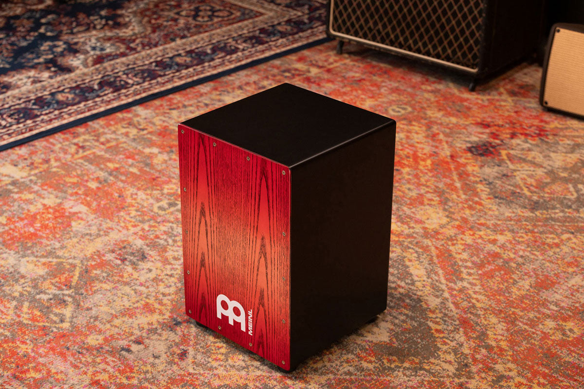 PERCUSSION HEADLINER SERIES SNARE CAJON TANGO RED FADE