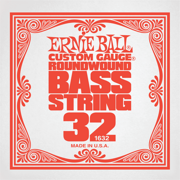.032 NICKEL WOUND ELECTRIC BASS STRING SINGLE