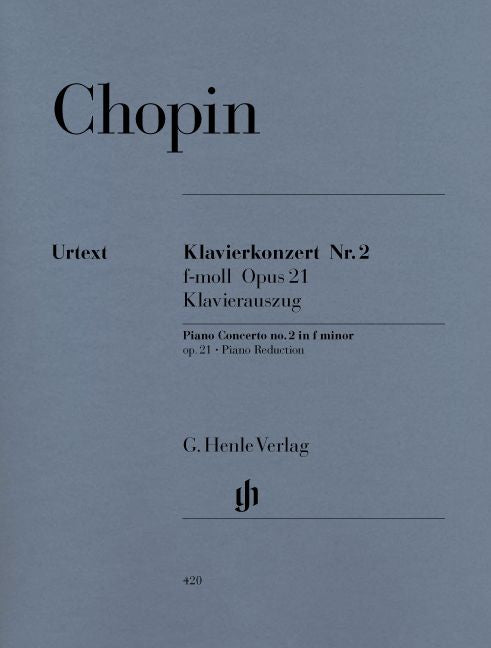 Chopin F. - Concerto For Piano And Orchestra No. 2 F Minor Op. 21