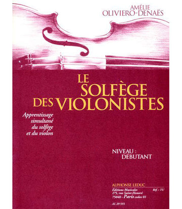 OLIVIERO-denaes Amelie - SOLFEGGIO DEI VIOLINISTI