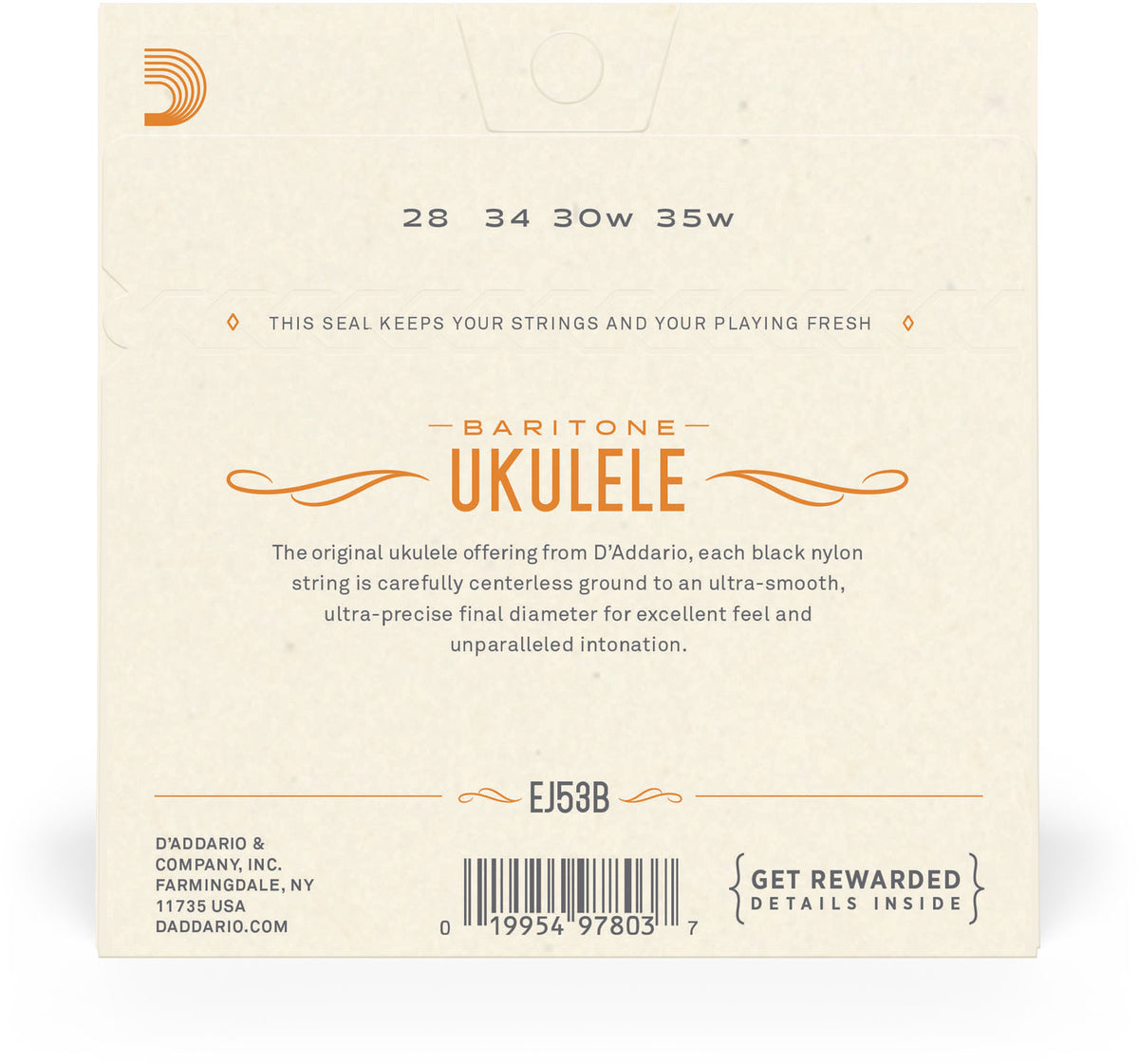 EJ53B Corde per Ukulele Baritono