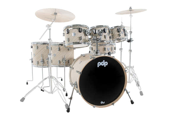 PDP By DW SHELL SET CONCEPT MAPLE FINISH PLY CM7 KIT 22" TWISTED IVORY PDCM2217TI