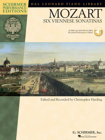 SCHIRMER PERFORMANCE EDITIONS MOZART SIX VIENNESE SONATINAS + AUDIO TRACKS - PIANO SOLO