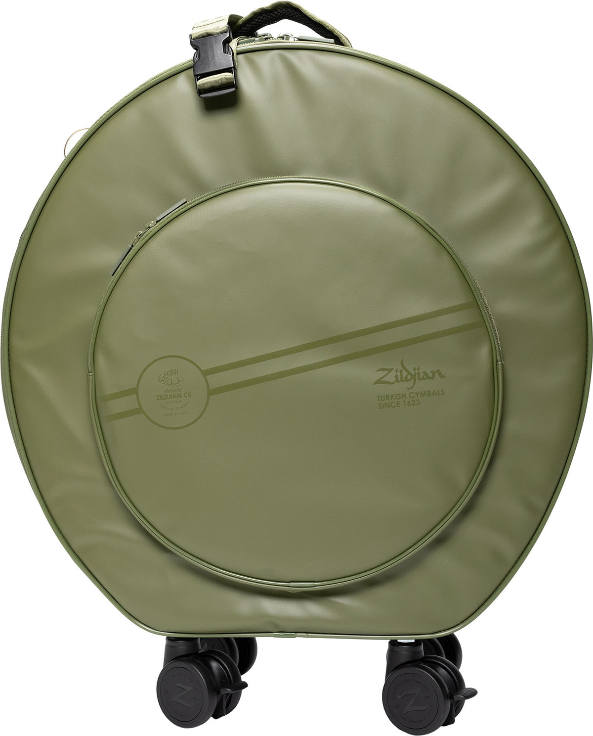 ZXRB00624 - 24" Touring cymbal bag with wheels - Sage Green