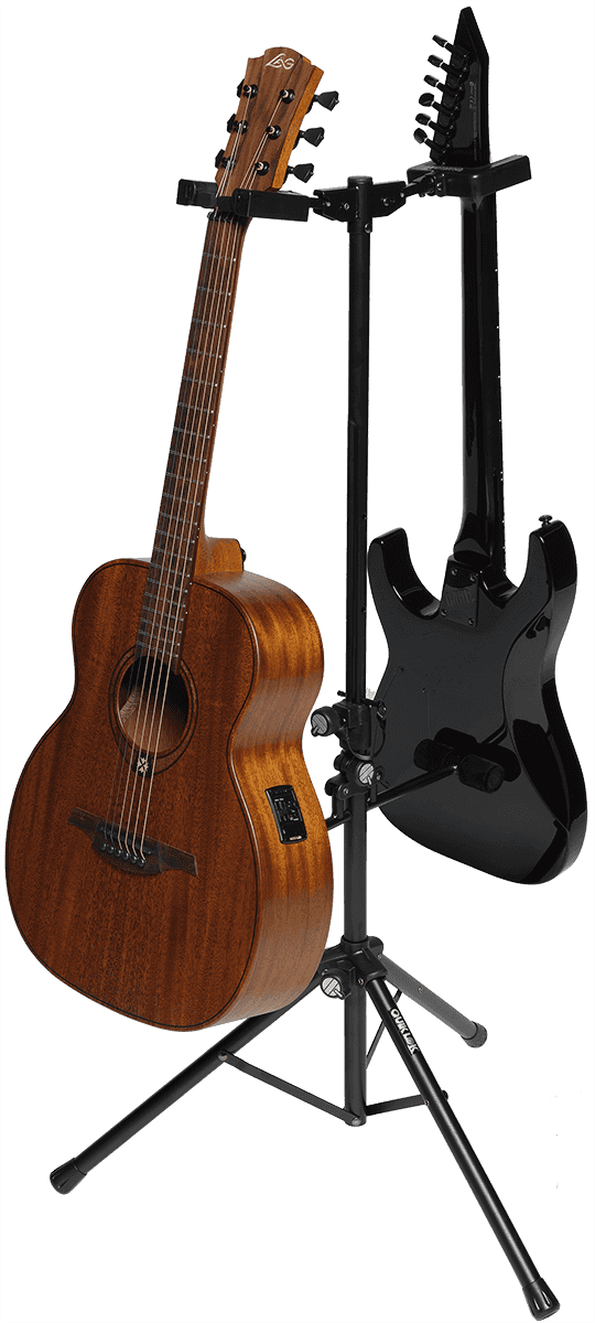 GS528 UNIVERSAL FOLDING GUITAR STAND BLACK