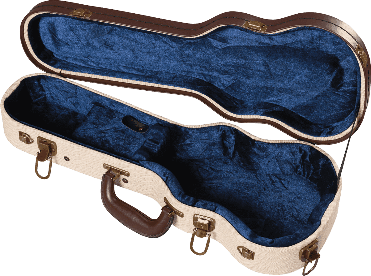 Custodia per Ukulele Soprano Beige in Legno Deluxe - GW