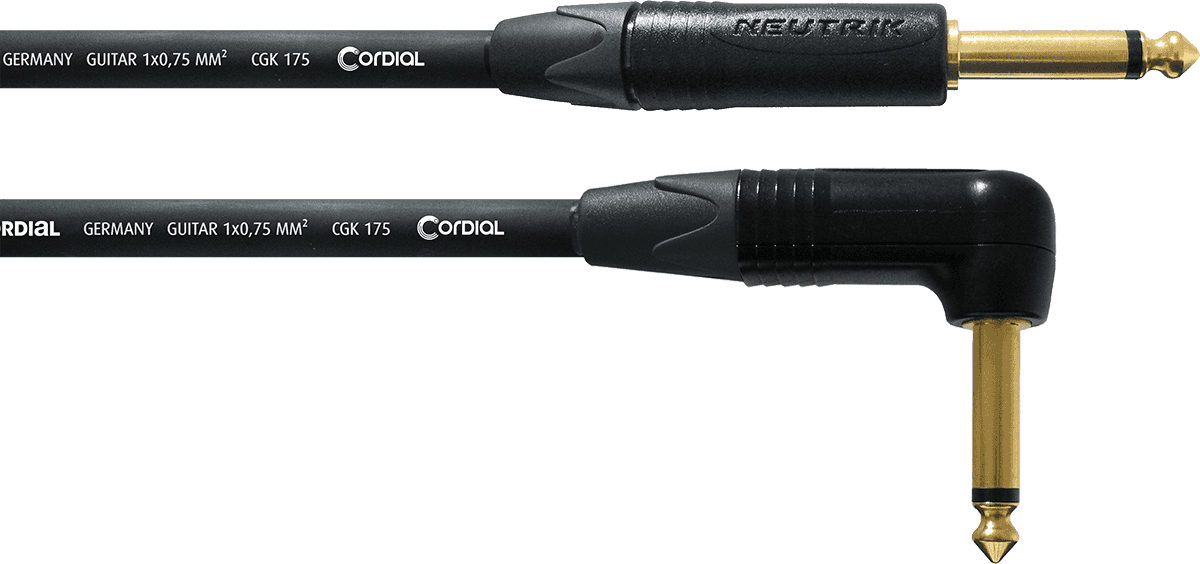 GUITAR CABLE JACK STRAIGHT-EDGED 6 M