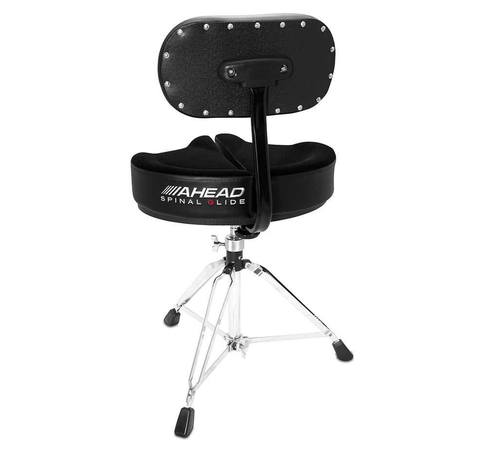 SPG-BBR DRUM THRONE SPINAL-G BACK REST BLACK - 3 LEG BASE