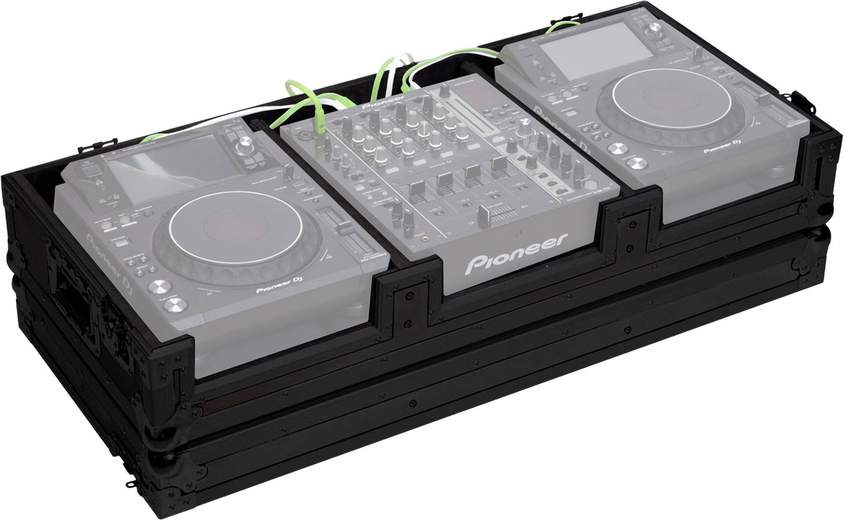 Flight Console DJ CDJ-2000NXS2 / DJM-750 Nero