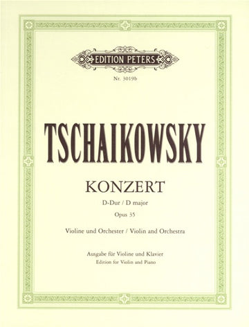 Tchaikovsky Pyotr Ilyich - Concerto in Re Op.35 - Violino e pianoforte
