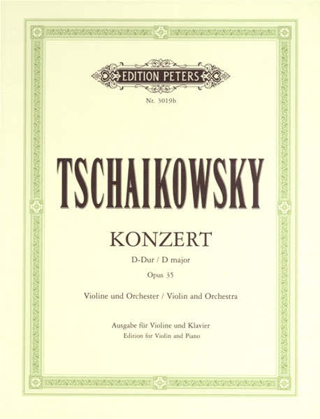 Tchaikovsky Pyotr Ilyich - Concerto In D Op.35 - Violin And Piano