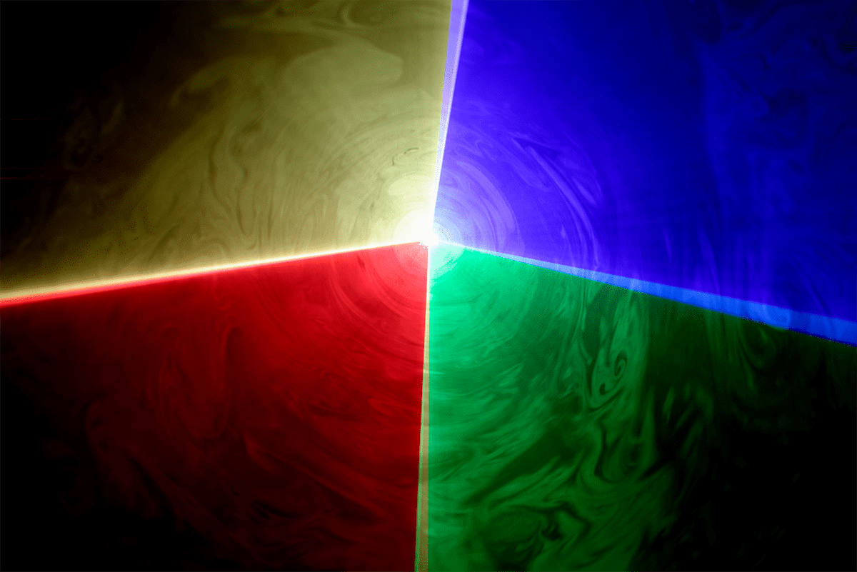SPECTRUM 1500 RGB - LASER POLICROMO VERDE ROSSO BLU