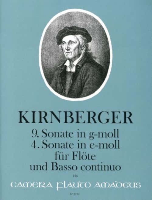 Kirnberger J.P. - 9TH Sonata in Sol minore / 4TH Sonata in Mi minore - Flauto & BC