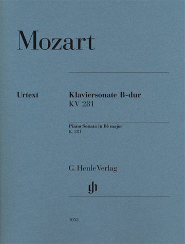 MOZART W.A. - PIANO SONATA KV 281 B-DUR