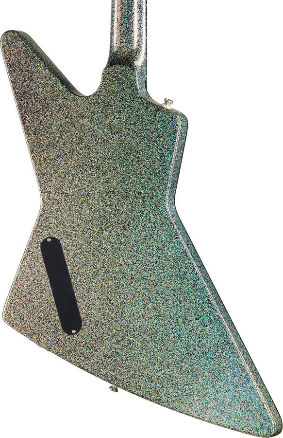 Explorer Custom Signature Lzzy Hale Diamante Nero Brillante Olografico IBG