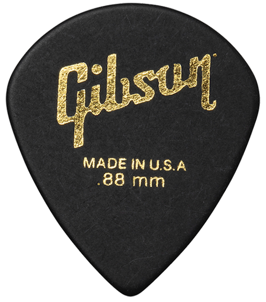 Plettri per chitarra Modern confezione da 6 neri .88mm plettri per chitarra